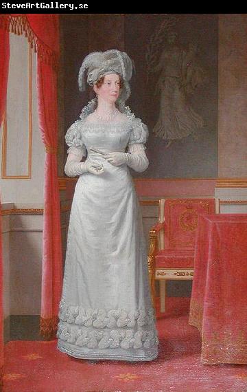 Christoffer Wilhelm Eckersberg Portrait of Marie Sophie of Hesse-Kassel Queen consort of Denmark